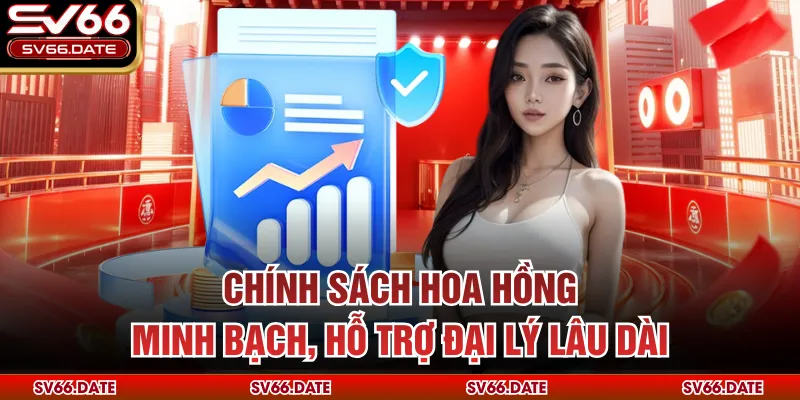 Chính sách hoa hồng minh bạch, hỗ trợ đại lý lâu dài